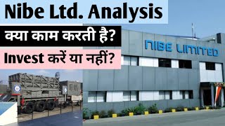 Nibe Ltd  Nibe Share Analysis  nibe share latest news  best defence company share  Nibe news [upl. by Lait]