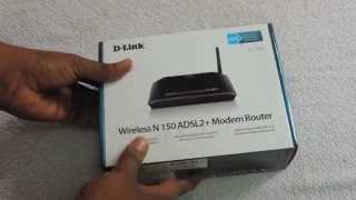 Dlink Wireless N150 ADSL2 Modem Router [upl. by Airat]