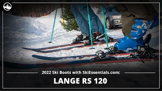 2022 Lange RS 120 Ski Boots with SkiEssentialscom [upl. by Witkin777]