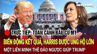 TRỰC TIẾP Toàn cảnh Bầu cử Mỹ Biến động kết quả một liên minh thề đảo ngược giúp Trump [upl. by Allard214]