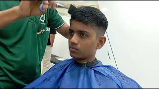 Again Medium Fade Haircut for Boys 💇 One Of School 🏫 Haircut video For BoysWelcome Saloon2 [upl. by Nadab]