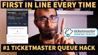 THE SECRET TO ALWAYS GETTING FIRST IN LINE FOR TICKETMASTER SMART QUEUE [upl. by Merril]