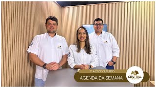 AGENDA DA SEMANA  CENTRAL LEILÕES  A 21 A 27 DE OUTUBRO [upl. by Ellissa]