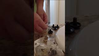 Knobs on cabinets asmr diy homeimprovement [upl. by Dilisio]