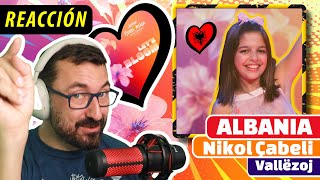 REACCIÓN  ALBANIA  EUROVISIÓN JUNIOR 2024  Nikol Çabeli  quotVallëzojquot [upl. by Lyred]