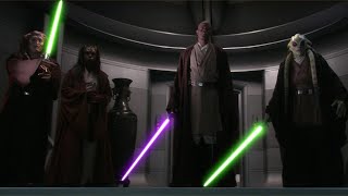 Mace Windu All Appearances in Movies Episode I II III amp IX [upl. by Nraa]