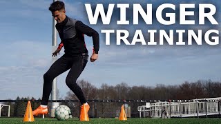 Individual Technical Training Drills For Wingers  Match Specific Winger Training Session [upl. by Rubinstein]