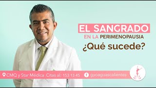 El sangrado en la perimenopausia ¿Qué sucede [upl. by Atinra943]