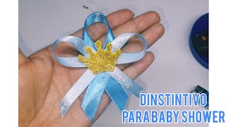 Distintivo para baby shower fácil  Como hacer distintivos para mis invitados  Gades [upl. by Ahteres]