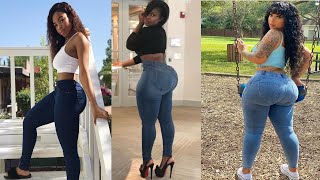 Beautiful and curvy black women in jeans [upl. by Augustine6]