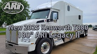 2025 Kenworth T880 with 180quot ARI Legacy Sleeper [upl. by Agosto]