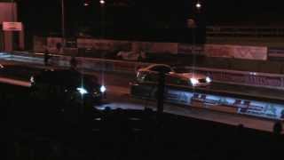 09 C63 AMG vs 08 E420 CDI  18 mile dragrace [upl. by Healy]