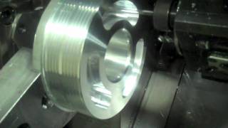 Pulley Machining [upl. by Atiekan]