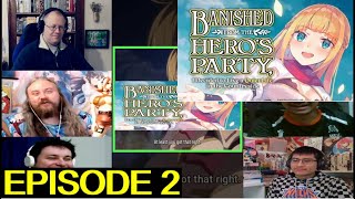 Shin no Nakama  Banished from the Heros Party Episode 2 Reaction Mashup [upl. by Drusi]