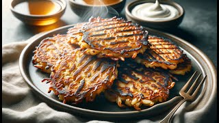 Grilled Latkes Recipe How to Make Delicious Potato Pancakes on Arteflame Grill [upl. by Ariet784]