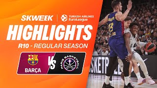 PARIS VEUT CONQUÉRIR 🤩 LEUROPE   Paris vs Barcelone  Highlights EuroLeague J10 [upl. by Velda]