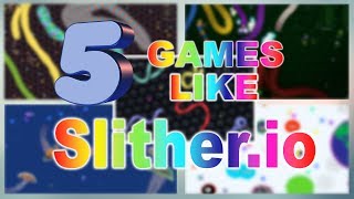 TOP 5 GAMES LIKE SLITHERIO [upl. by Ateloiv823]