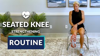 End Your Knee Pain with Seated Knee Strengthening Exercises [upl. by Onimod]