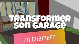 Transformer son garage en chambre avec salle de bain et sans permis si possible [upl. by Eelirem813]