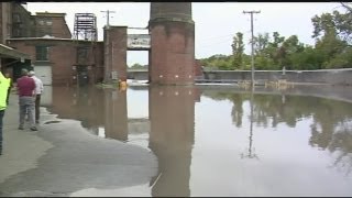 Flooding at Chicopee industrial park [upl. by Imuy]