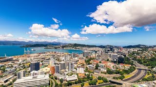 Wellington North Island New Zealand 4K Video [upl. by Cartwright]