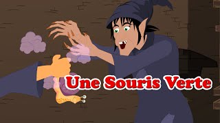 Une Souris Verte  Comptines françaises  French nursery rhymes [upl. by Namlaz]