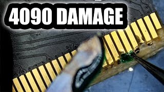 4090 Graphics card PCIE Connector Pin damage Repair [upl. by Igenia16]