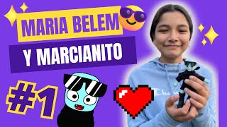 MARIA BELEM CONOCE A MARCIANITO 😱  MarcianitoyYoshi GabyyGildaDulcyFiesta [upl. by Hoye]