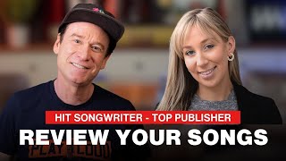 Reviewing Your Original Songs Live w Top Publisher amp Multi 1 Songwriter [upl. by Davilman]