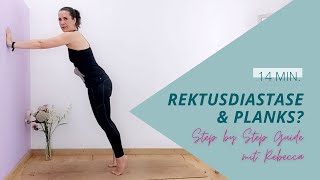 Rektusdiastase amp Planks Wie geht denn das  Step by Step Guide mit Rebecca [upl. by Woodhouse]