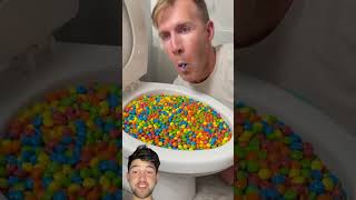 skittles eating asmr satisfying funny comedy [upl. by Nahgam]