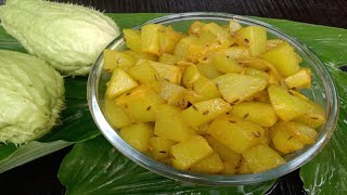 Chayote Fry Ki Sabji  Ppnagavlog [upl. by Bethina]