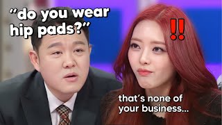 itzy yuna gracefully responds to disrespectful comment about hip pads [upl. by Courtund270]