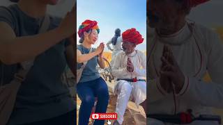 foreigners in rajasthan desert trading travel explore shortvideo reels youtubeshorts shorts [upl. by Erdda]