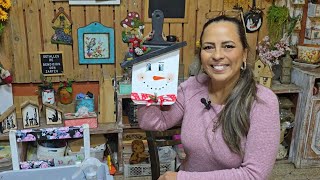 Con una tabla de picar vieja crea tu propia decoración navideña zaryzu navidaddiy diycrafts diy [upl. by Saihttam]