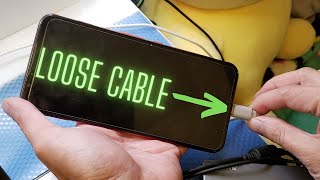 HD DIY FIX LOOSE CABLE IN YOUR PHONE  NOT CHARGING [upl. by Asirrac]