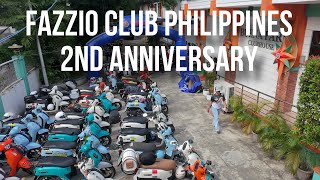 Fazzio Club Philippines  2nd Anniversary 🛵💨 [upl. by Yreme]