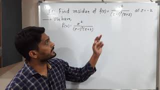 Basic Complex Analysis  Unit 3  Lecture 17  Residue Calculation at Simple Pole [upl. by Temirf]