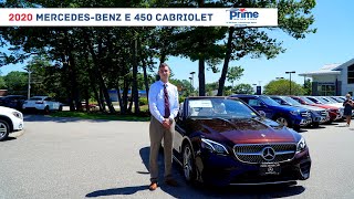 2020 MercedesBenz E 450 Cabriolet  Video Tour with Spencer [upl. by Kneeland]