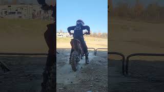 Ktm 65 gate drop broom Tioga ktm 2stroke ridedunlop dirtbike [upl. by Obocaj]