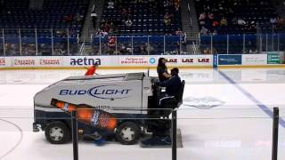 Zamboni ride Hockey Game [upl. by Neerac]