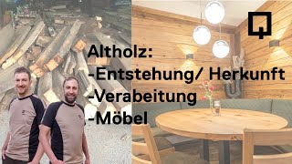 Wie entsteht Altholz Altholz Bretter amp Altholz Wandverkleidung so entstehen Altholzmöbel [upl. by Shieh246]