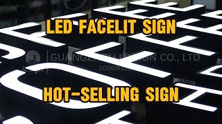 Led Face Lit Sign [upl. by Amaris]