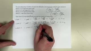 Pharmacy Calculation total number of tablets difficulty easy [upl. by Lucius]