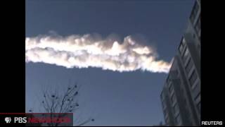 Meteor Blows Out Windows and Injures Hundreds in Siberia [upl. by Eihpos934]