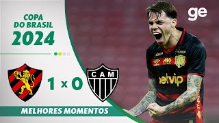 SPORT 1 X 0 ATLÉTICOMG  MELHORES MOMENTOS  3ª FASE DA COPA DO BRASIL  geglobo [upl. by Chader51]