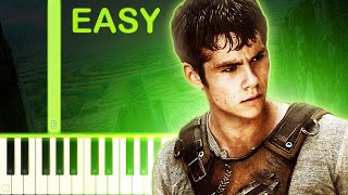 THE MAZE RUNNER THEME  EASY Piano Tutorial [upl. by Isia]