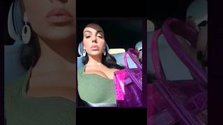 Georgina Rodriguez hot look Cristiano Ronaldo beautiful wifehot looking in drive big fan beautiful [upl. by Ennoval867]