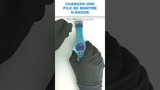 Changer une Pile G Shock  Tutoriel sur Montre Casio [upl. by Adne481]