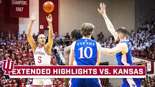 Kansas at Indiana  Extended Highlights  Big Ten Mens Basketball  Dec 16 2023 [upl. by Pepillo]